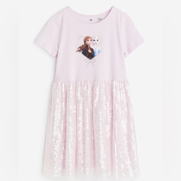 H&M Other - Disney Frozen Pink Sequin Dress